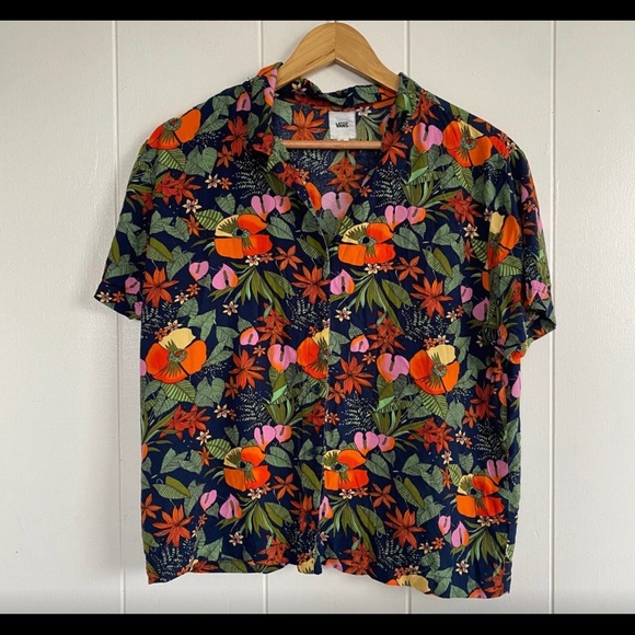 Vans Tops - Floral Vans shirt. Brand new with tags.